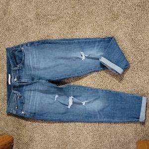Levi's boyfriend cropped jeans